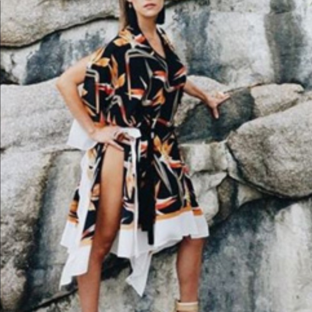 Like new Fendi Birds of Paradise Caftan